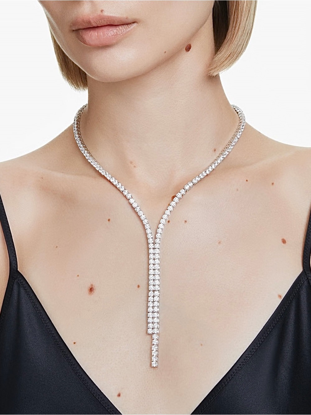 Swarovski Matrix Y Necklace